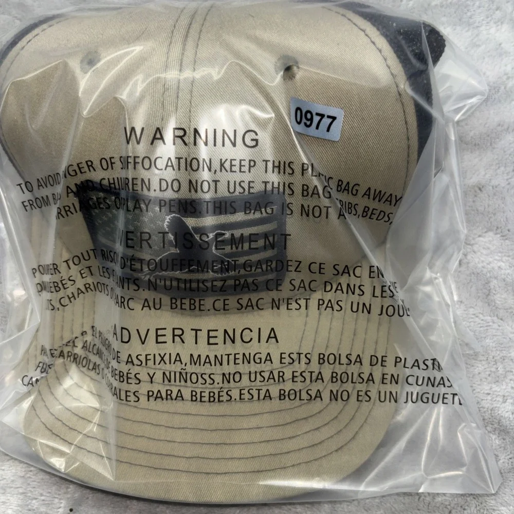 Bison Union Black/Tan Snap Back Ball Cap OSFM